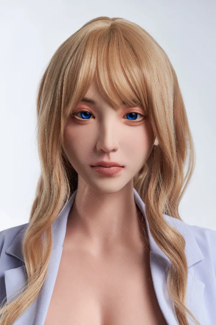 161cm (5ft3) Cawan I Ringan Silikon Patung Seks, Kepala Wisteria